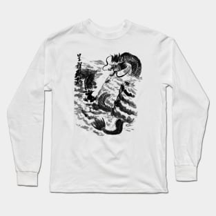 Dragon Sumi Ink Long Sleeve T-Shirt